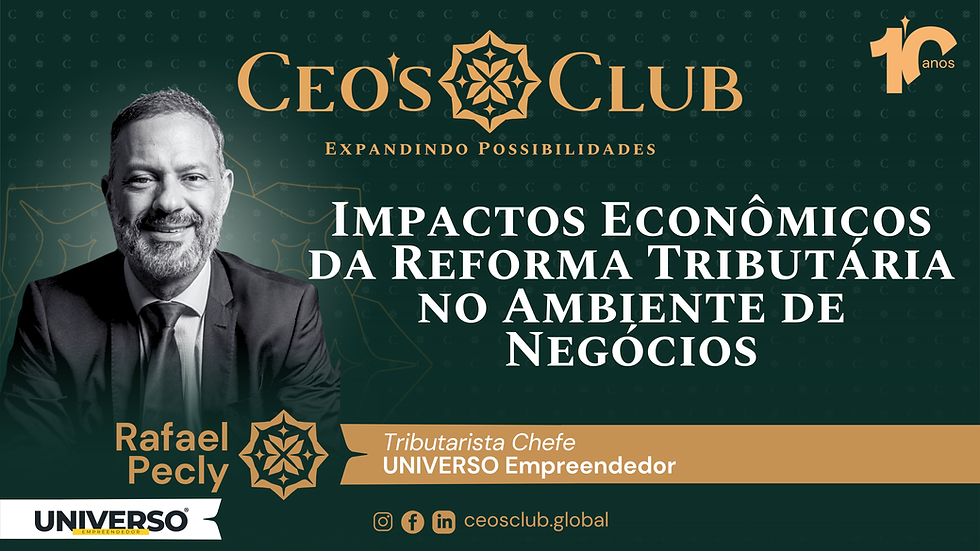 Conferência On-line de Membros do CEOsClub - Convidado  Rafael Pecly