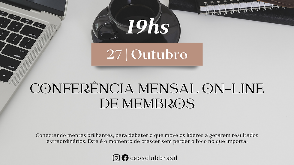 Conferência OnLine - Outubro/25
