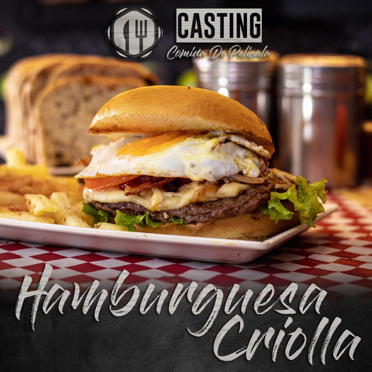HAMBURGUESA CRIOLLA COMBO