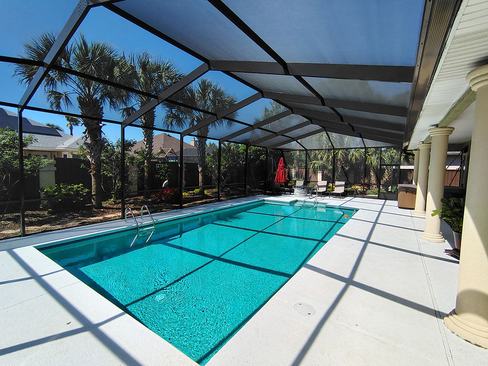screen rooms and pool enclosures
