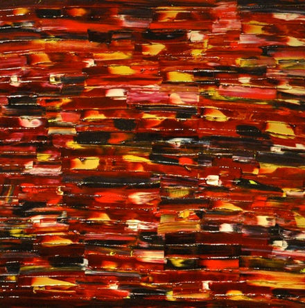 Suffocation, 2012, Oil on Canvas, 48 x 48 in.