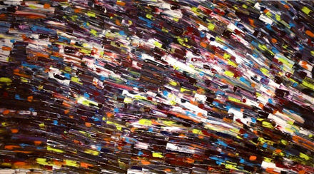 Day in the Life, 2012, Oil on Canvas, 60 x 108 in.