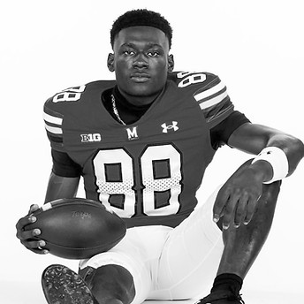 Justin DeVaughn, University of Maryland football and track athlete