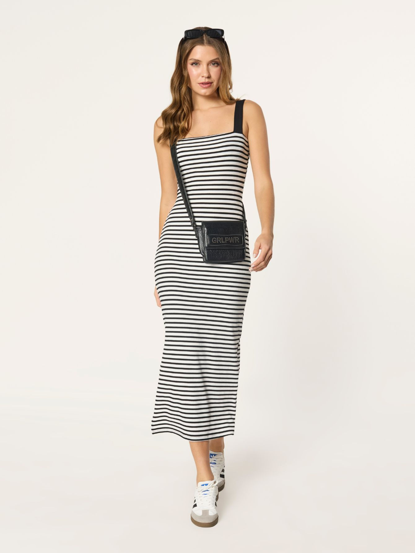 Women's Striped Flea Midi Dress