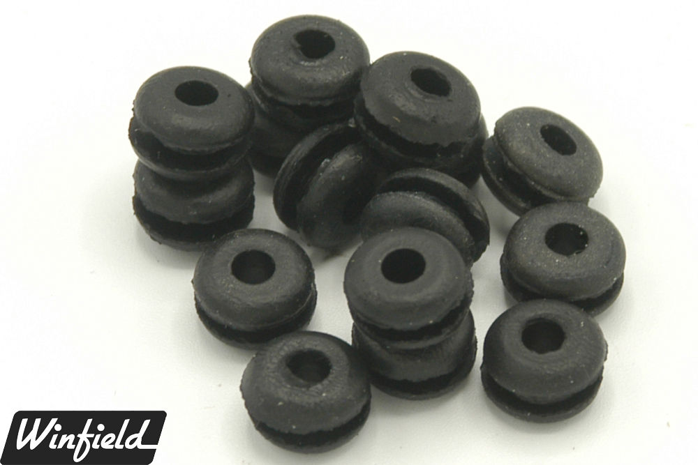 Grommet set for 2-pickup guitar