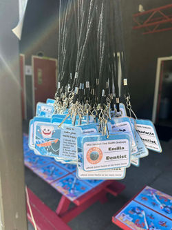 personalized dentist badges