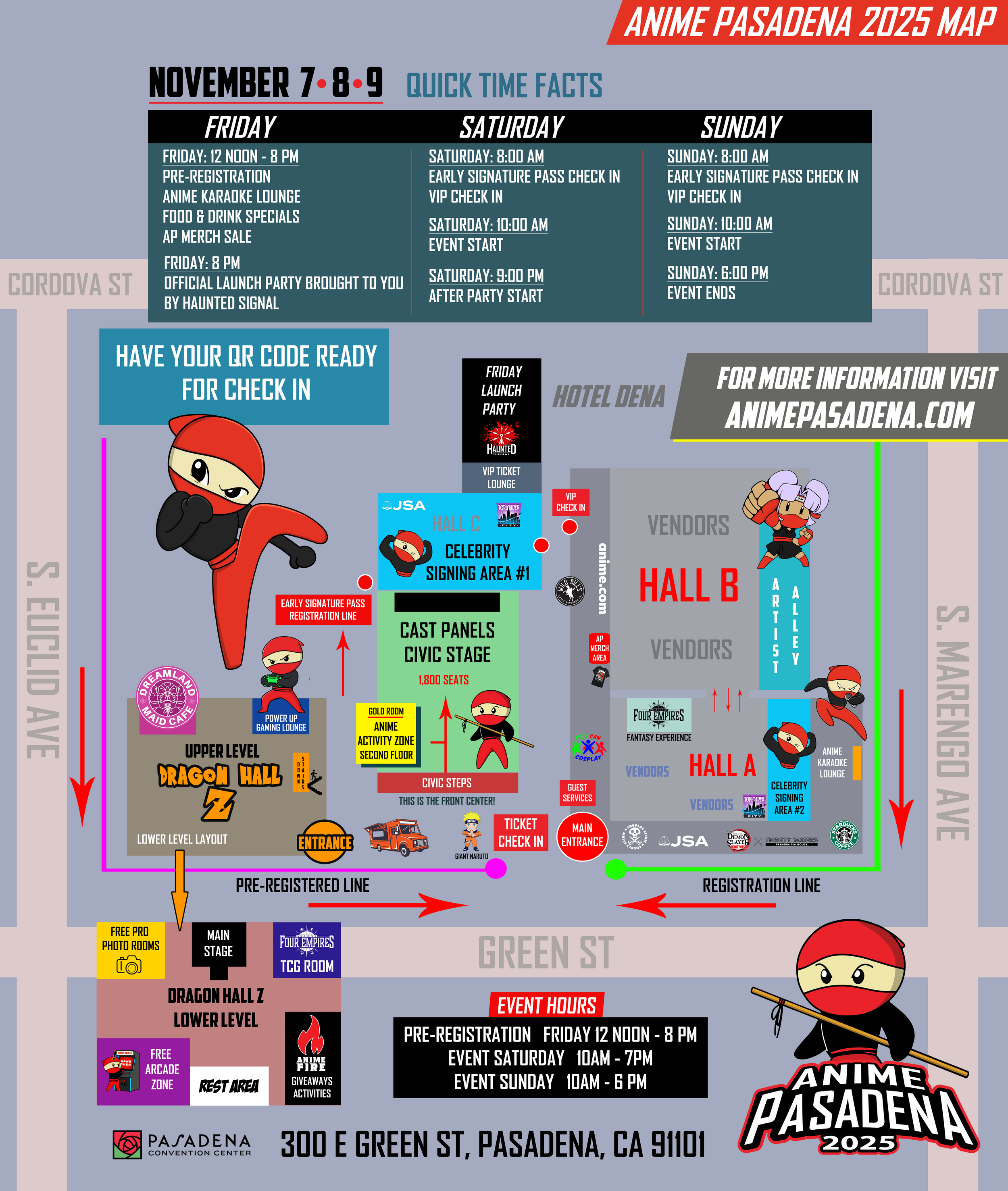 Event Map Anime Pasadena Event Map Anime Pasadena
