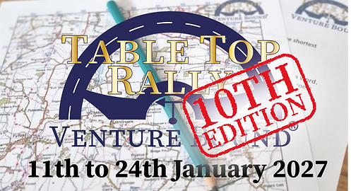 Table Top Rally 10th Edition Venture bound
