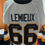 Thumbnail: Mario Lemieux career inscription jersey