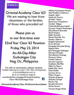 Roster of Graduates