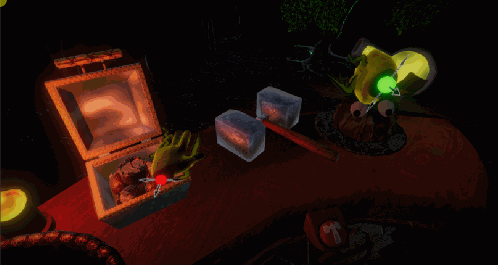 Pouring and dropping potion