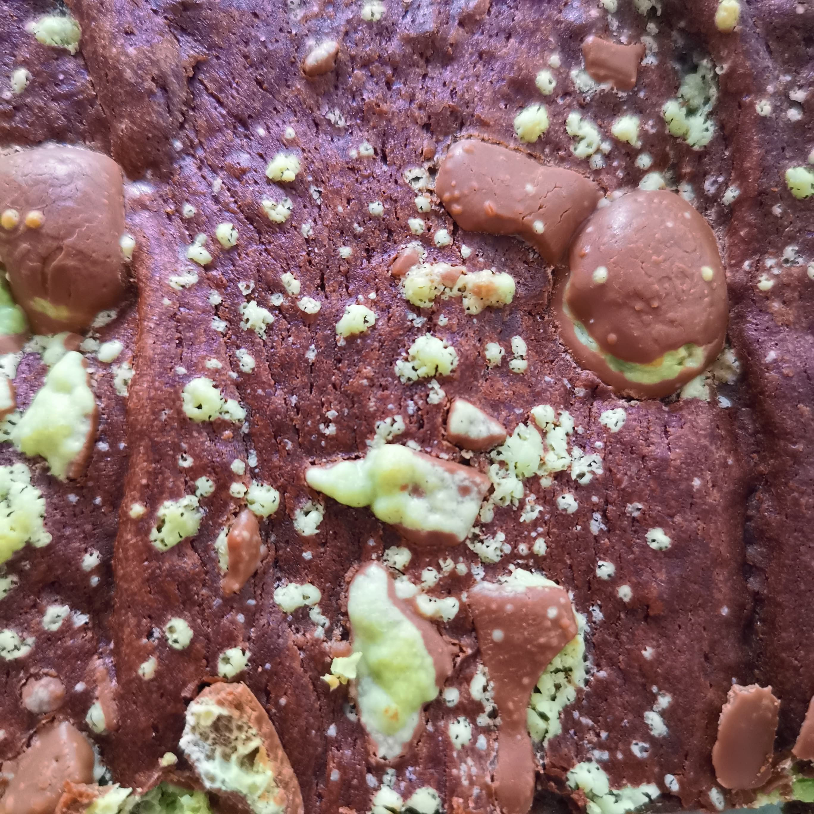 Mint chocolate brownie