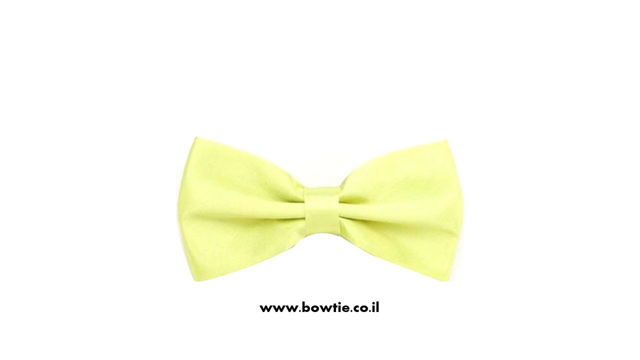 עניבת פפיון צהובה