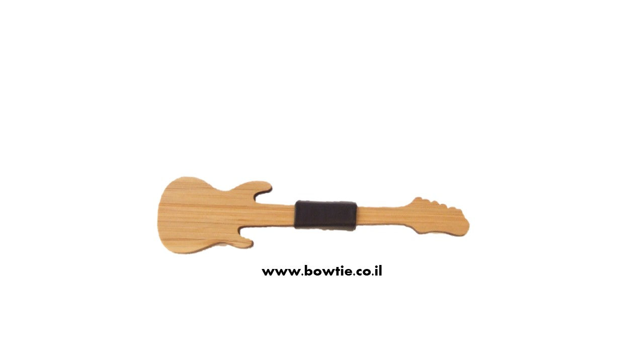 עניבת פפיון עץ גיטרה