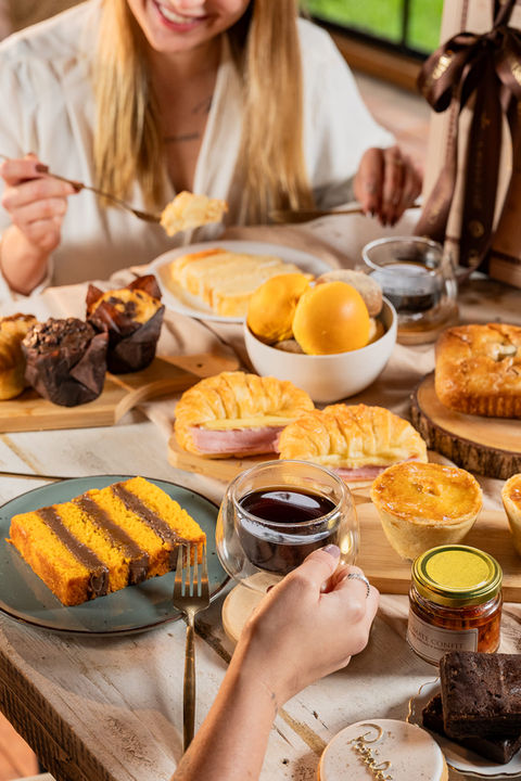 Cestas de café da manhã e da tarde — entrega em Curitiba e envio para todo o Brasil