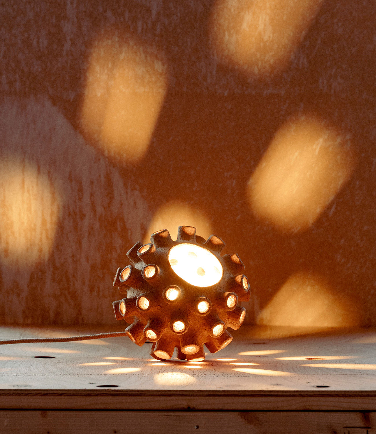 Petite lampe Octopus /Beige sable