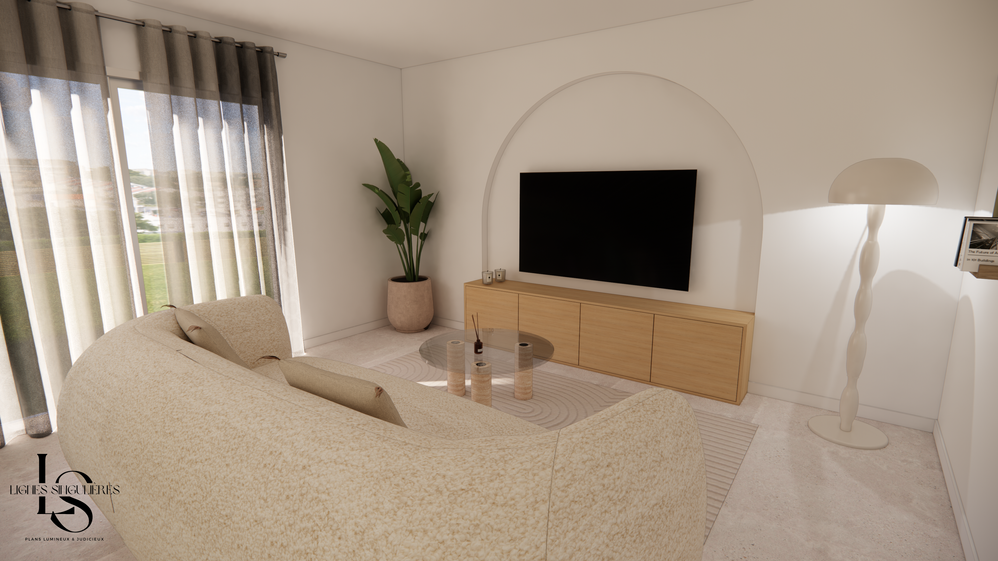 Visuel 3D d’une rénovation