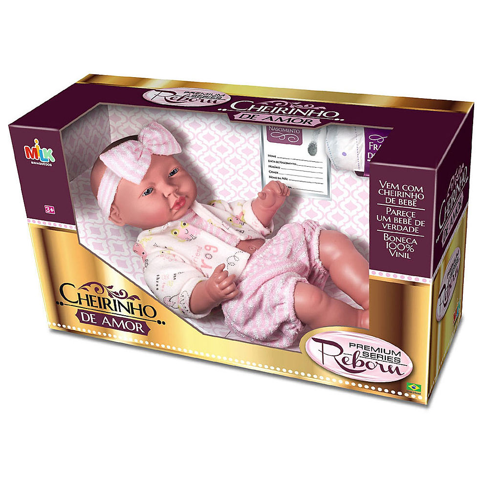 Miniatura: BONECA CHEIRINHO DE AMOR REBORN