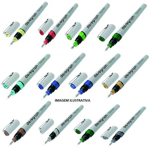 CANETA NANKIN TRIDENT DESEGRAPH PARA DESENHO (TAMANHOS VARIADOS)