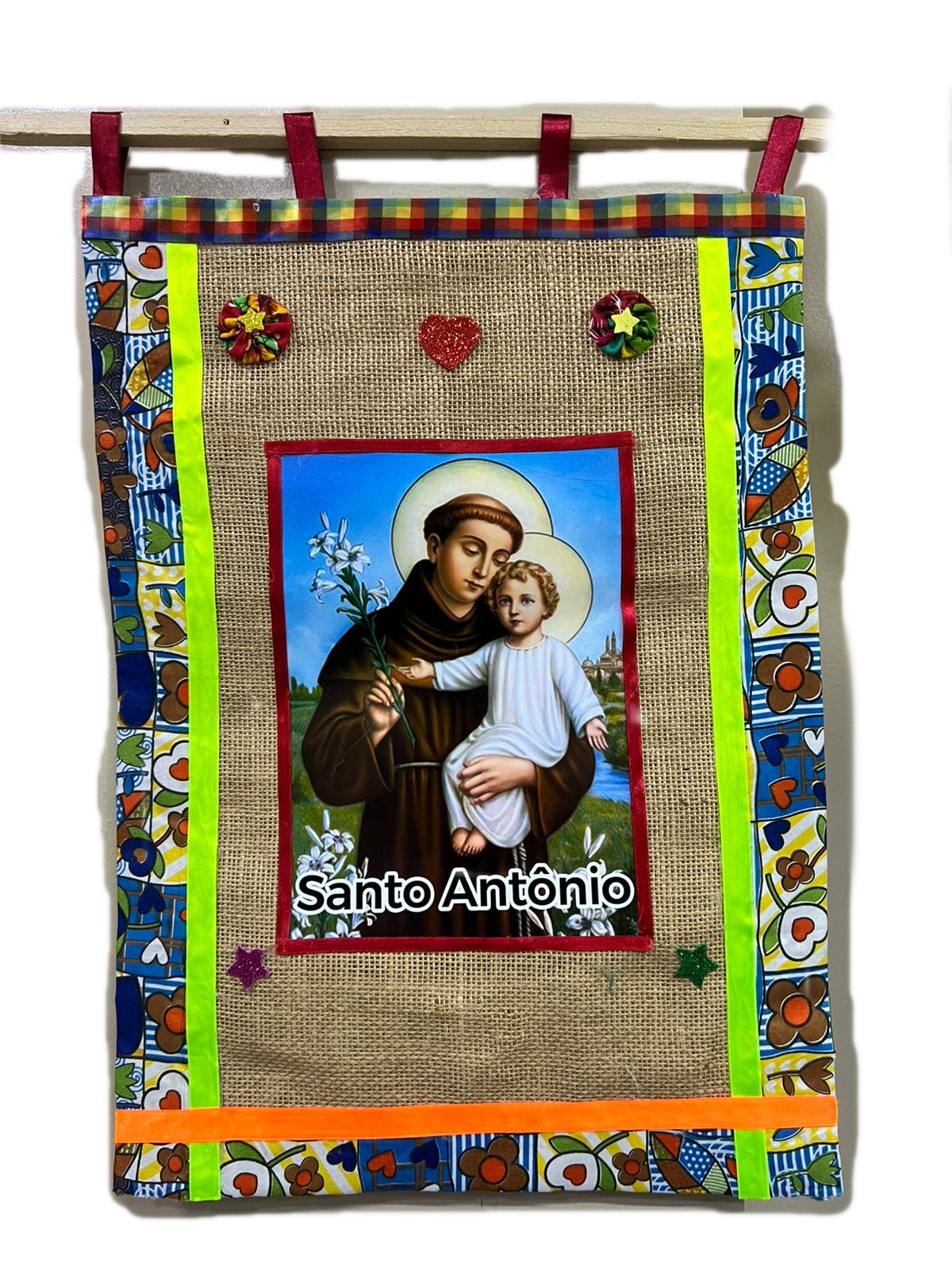 ENFEITE JUNINO ESTANDARTE 40X50