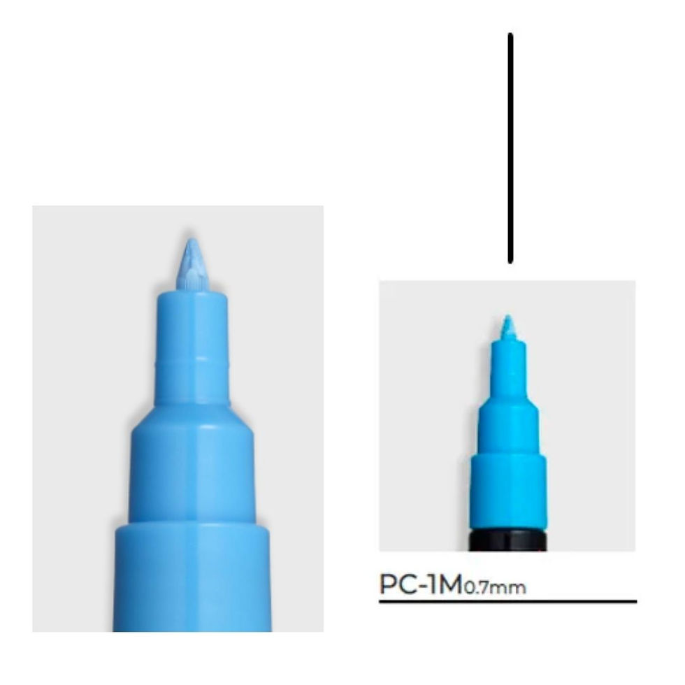 Miniatura: CANETA UNI POSCA PC-1M 0.7MM (CORES VARIADAS)