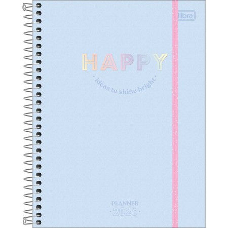 PLANNER ESPIRAL HAPPY TILIBRA 2026
