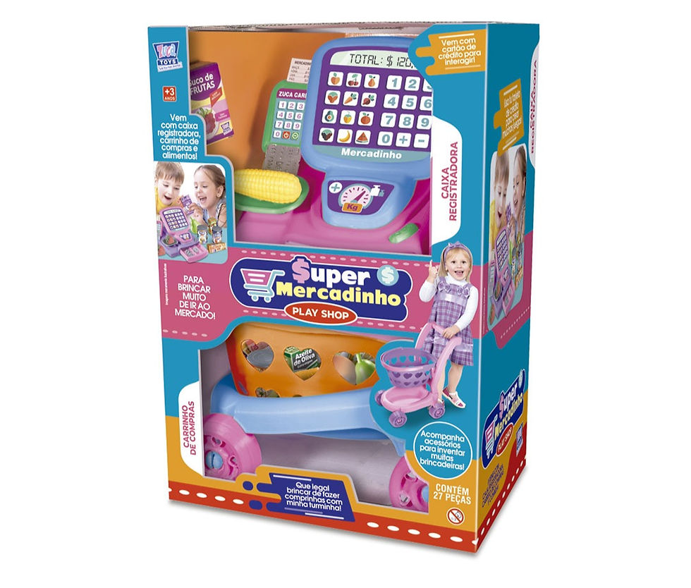 SUPER MERCADINHO COLORS ZUCA TOYS
