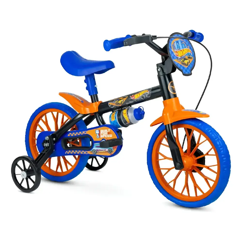 BICICLETA NATHOR ARO 12 HOT WHEELS 2