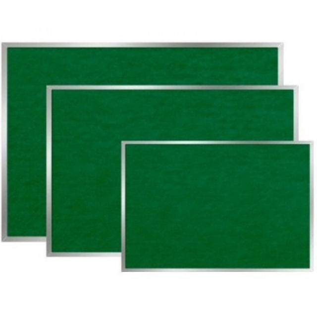 QUADRO PARA AVISO FELTRO SOUZA ALUMÍNIO FRISADO (TAMANHOS VARIADOS)