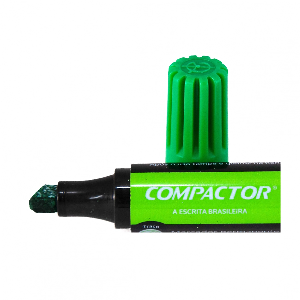 Miniatura: PINCEL MARCADOR PERMANENTE COMPACTOR (CORES VARIADAS)