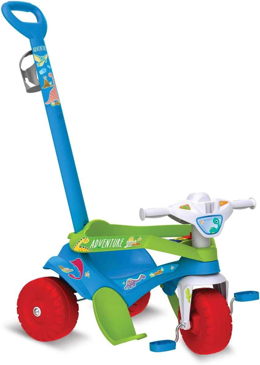 TRICICLO BANDEIRANTES MOTOKA PASSEIO E PEDAL ADVENTURE AZUL