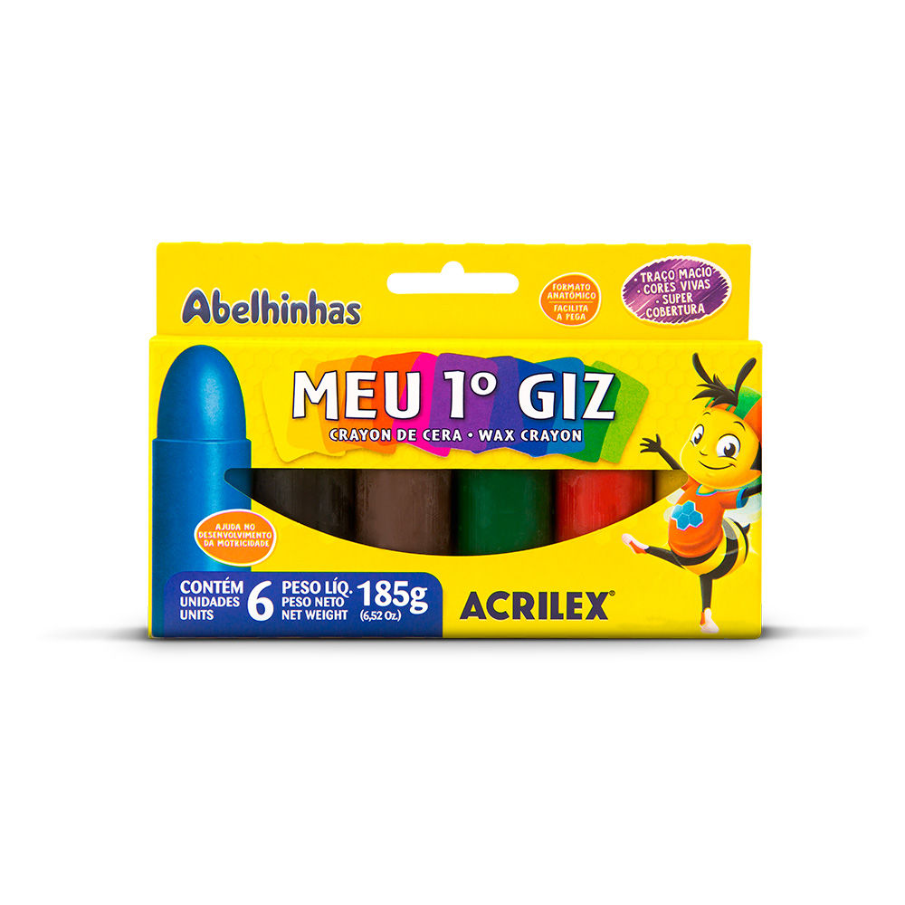 GIZ MEU PRIMEIRO GIZ ACRILEX 6 CORES