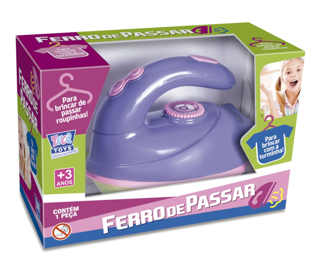 FERRO DE PASSAR ZUCA TOYS