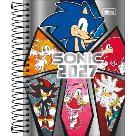 AGENDA COM ESPIRAL SONIC 2027 TILIBRA