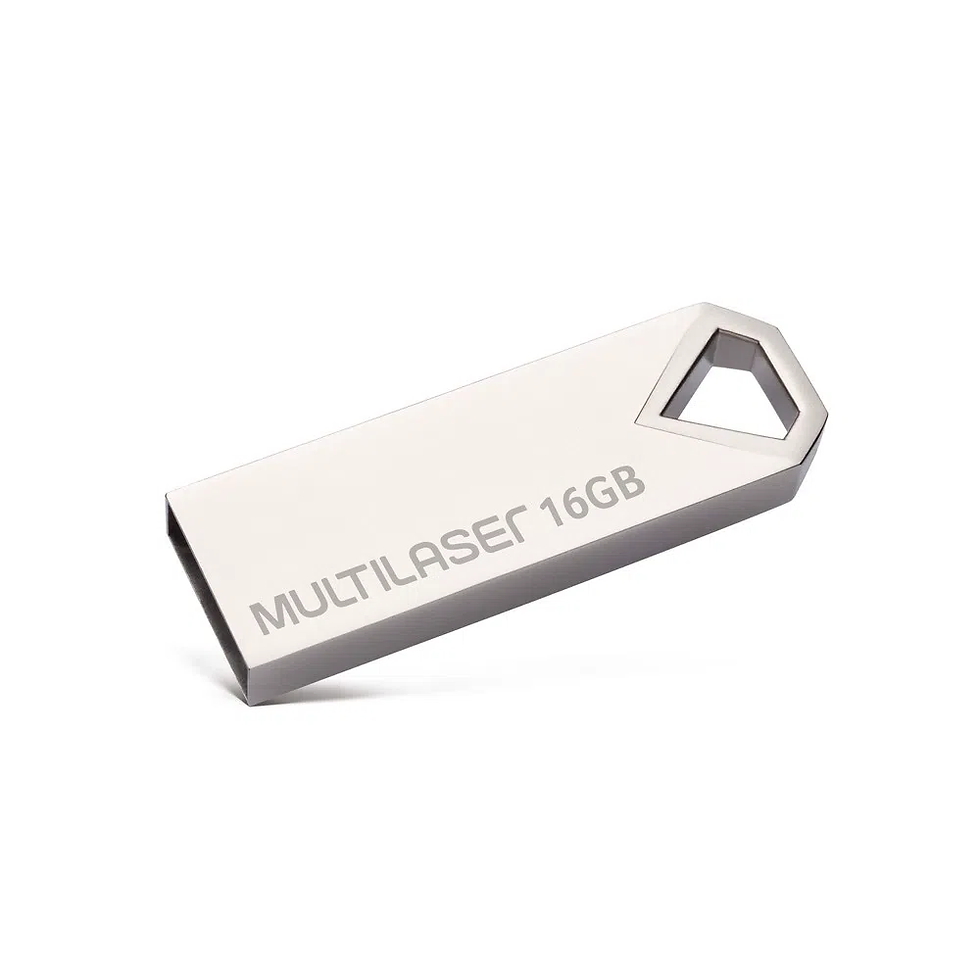 PEN DRIVE DIAMOND METÁLICO 16GB MULTILASER