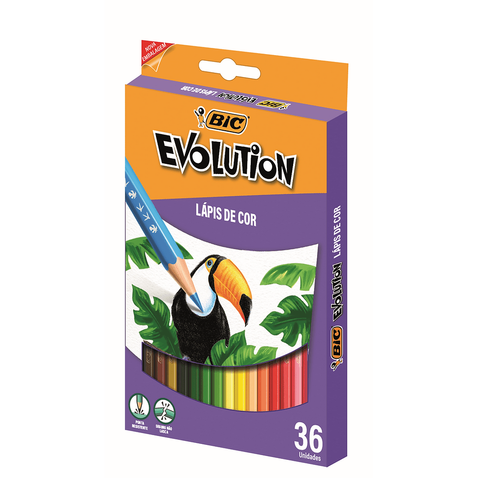 Miniatura: LÁPIS DE COR BIC EVOLUTION - 36 CORES