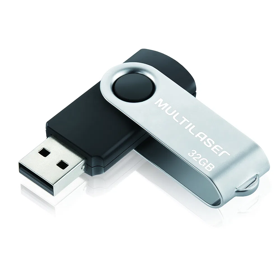 PEN DRIVE 32GB USB MULTILASER PRETO