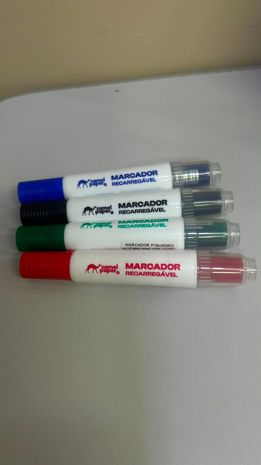 MARCADOR PARA QUADRO BRANCO RECARREGÁVEL CAMEL