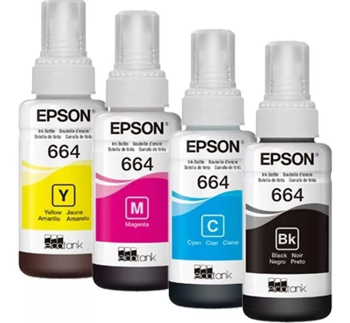 REFIL DE TINTA PARA IMPRESSORA EPSON 664 - 70ML (CORES VARIADAS)