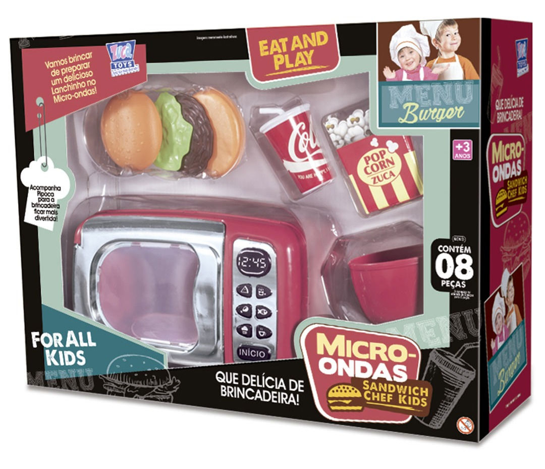 MICROONDAS SANDWICH CHEF KIDS ZUCA TOYS