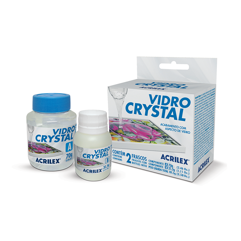 VERNIZ VIDRO CRYSTAL ACRILEX