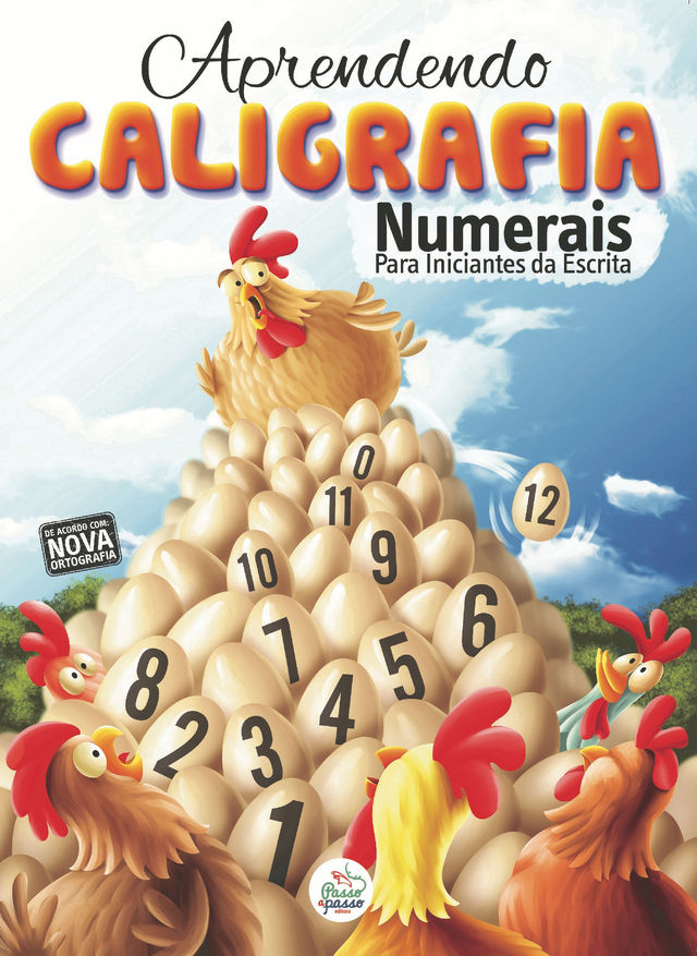 REVISTA APRENDENDO CALIGRAFIA NUMERAIS - PASSO A PASSO EDITORA