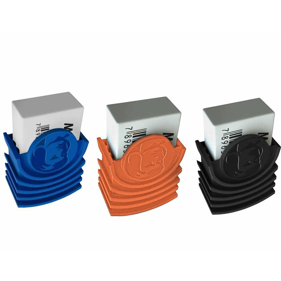 BORRACHA BRANCA COM CAPA TR18 MERCUR (CORES SORTIDAS)