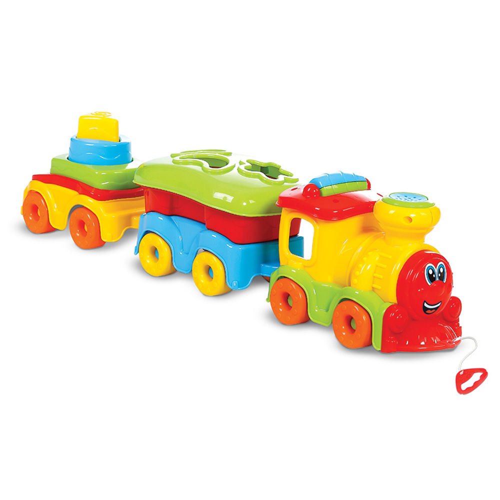 BRINQUEDO JOÃO FUMAÇA COM VAGÕES MARAL