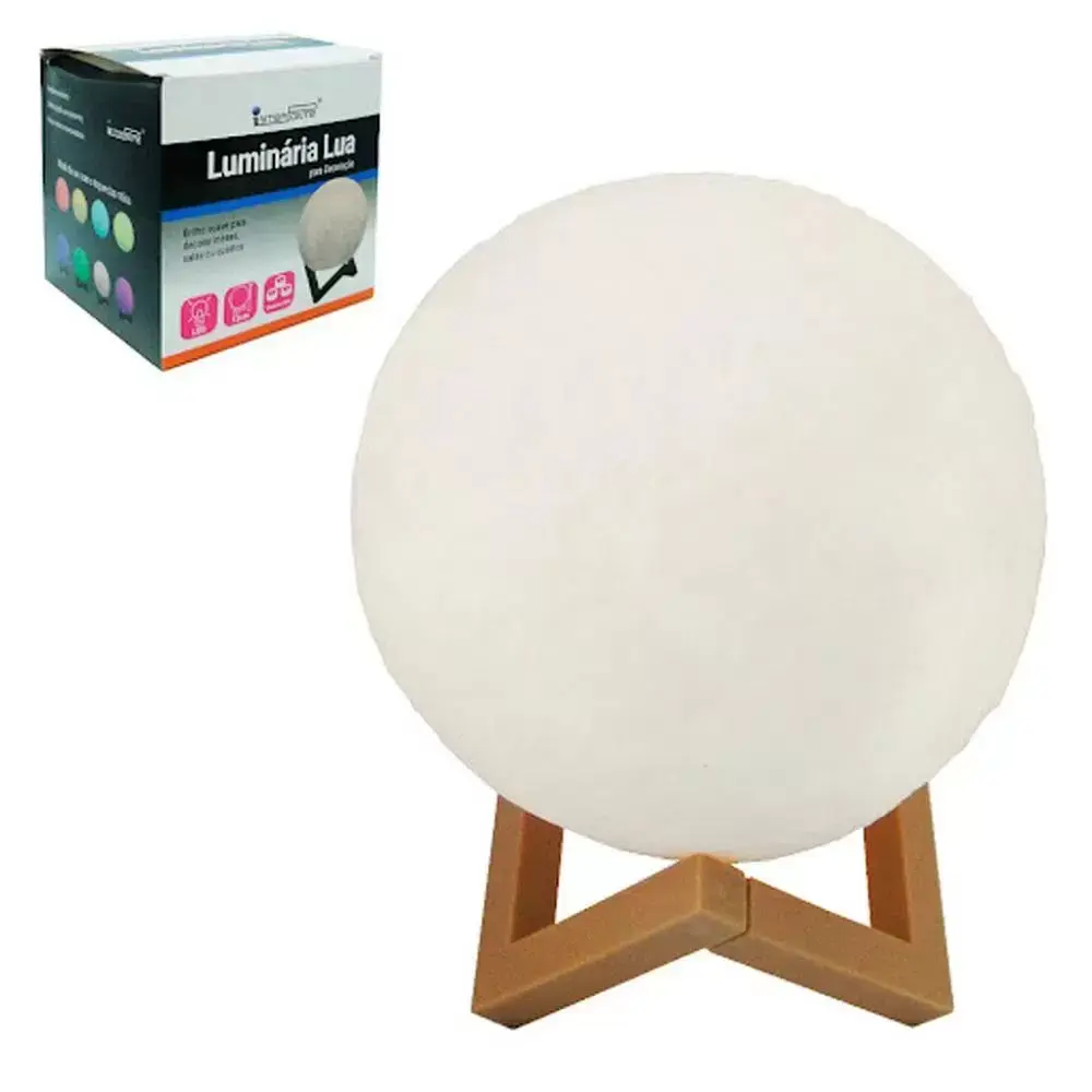 LUA LUMINOSA PARA DECORAÇÃO INTERPONTE