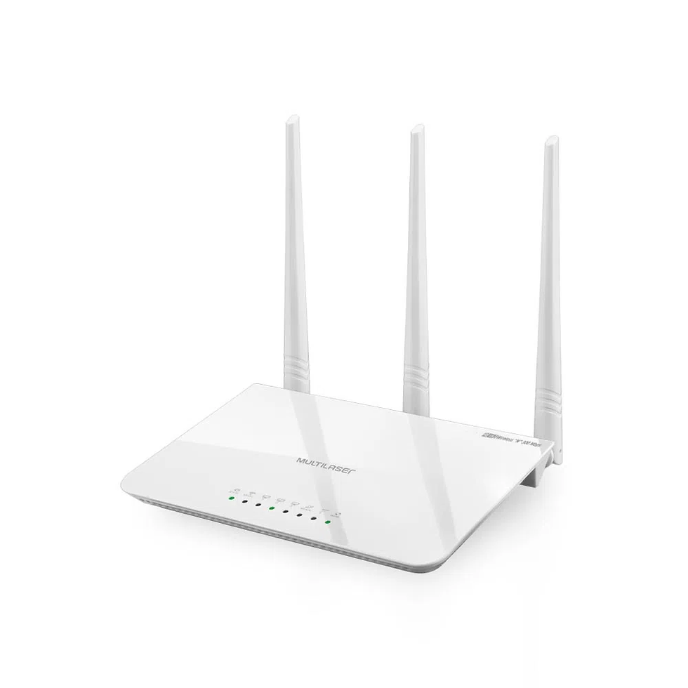 ROTEADOR 300MBPS IPV6 3 ANTENAS MULTILASER RE163V