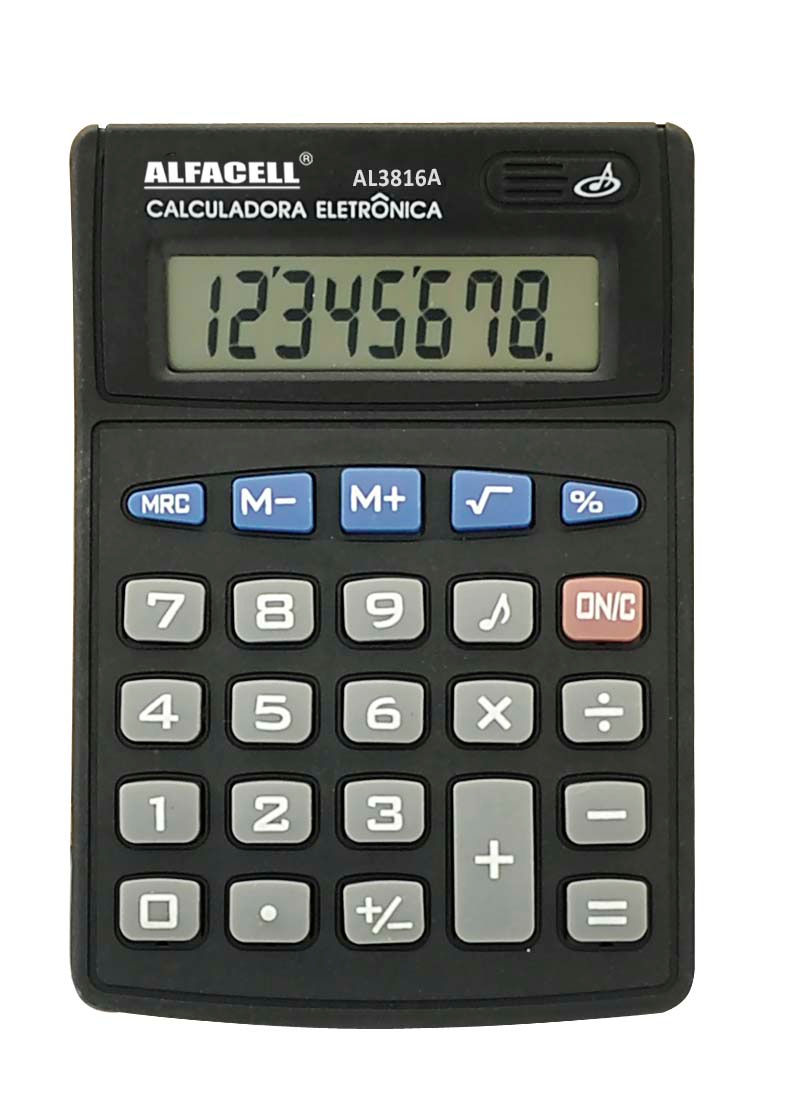 CALCULADORA DE MESA 8 DÍGITOS ALFACELL AL3816A