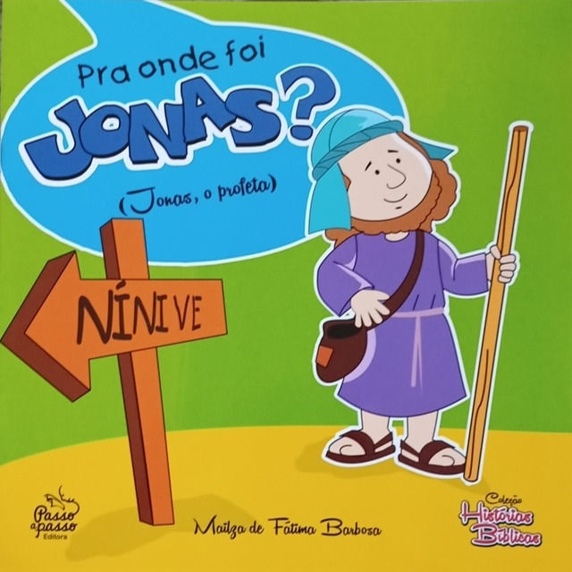 REVISTA INFANTIL BÍBLICA PRA ONDE FOI JONAS? - PASSO A PASSO EDITORA