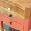 Thumbnail: chevets merisier terracotta détail tiroirs