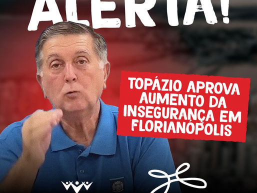 Topázio ignora apelos e sanciona projeto de insegurança bancária